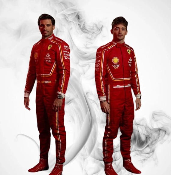F1 レーシングスーツ: シャルル・ルクレール & カルロス・サインツ
