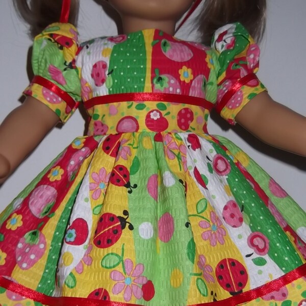 American Girl Doll Clothes - Colorful Spring Dress