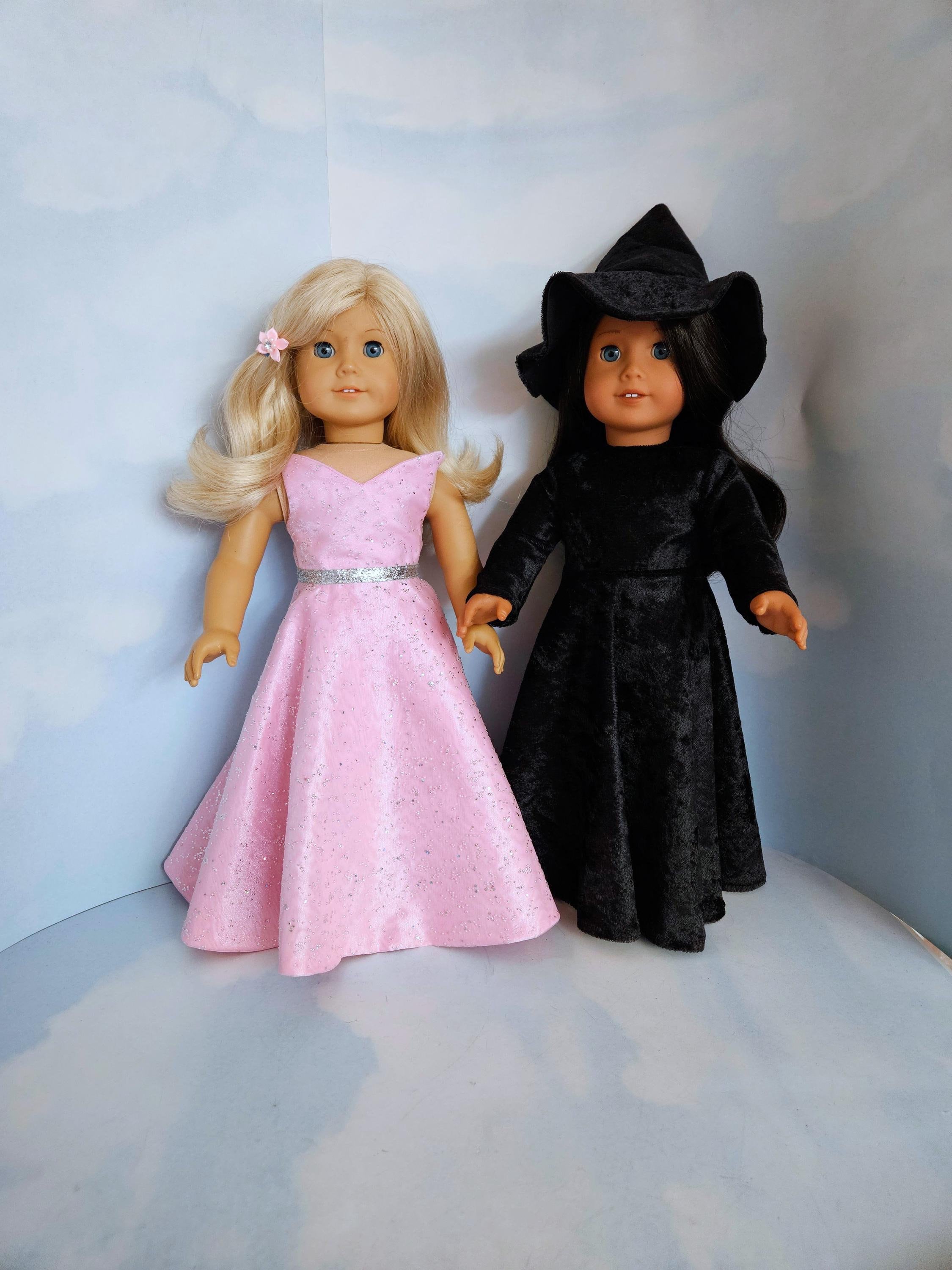 American Girl Custom Doll Clothes Maker Glinda And Elphaba Set
