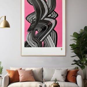 XL Handmade abstract art, Interpolation #104, limited edition, FREE SHIPPING, eco friendly