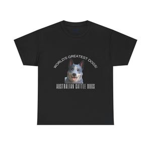 Australian Cattle Dog T-shirt - Custom Cartoon Dog Gift - U.S. Shipping
