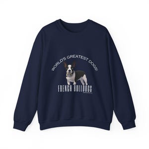Bluza z buldogiem francuskim - spersonalizowany prezent z kreskówkowym psem - wysyłka z Kanady