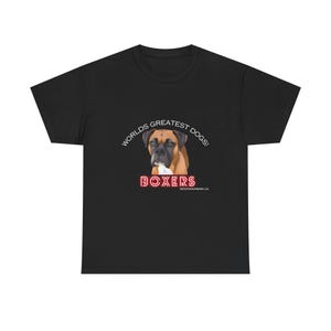 T-shirt boxer - Cadeau chien dessin animé personnalisé - Expédié du Canada
