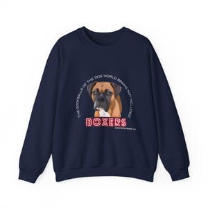 Boxer Sweatshirt | Custom Cartoon Dog Gift | Ships from Canada