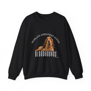 Bloodhound Sweatshirt - Custom Cartoon Dog Gift - U.S. Shipping