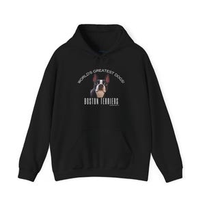 Boston Terrier Hoodie - Custom Cartoon Dog Gift - U.S. Shipping
