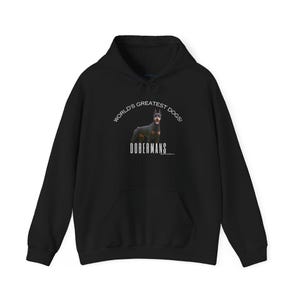 Sweat à capuche doberman - Cadeau chien dessin animé personnalisé - Expédition aux États-Unis