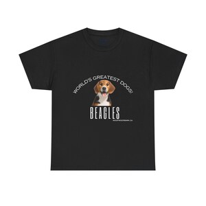 Tee Shirt: Beagles 'Worlds Greatest Dogs'