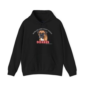 Sweat à capuche boxer | Cadeau personnalisé pour chien de bande dessinée | Expédition aux États-Unis