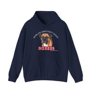 Boxer Hoodie | Custom Cartoon Dog Gift | Ships from Canada