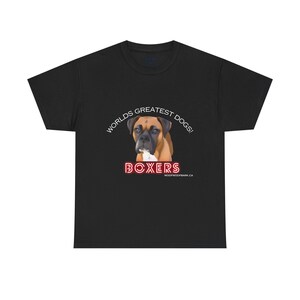 Boxer T-shirt - Custom Cartoon Dog Gift - U.S. Shipping