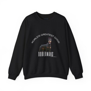 Doberman Sweatshirt - Custom Cartoon Dog Gift - U.S. Shipping