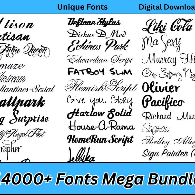 Heart Fonts for Canva - Etsy