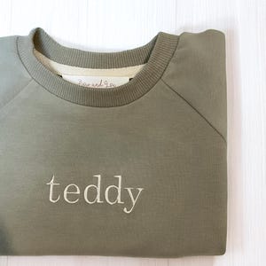 Personalized Toddler Crewneck Typewriter Sweatshirt - Embroidered Sweatshirt, Embroidery Sweatshirt, Personalized Gift