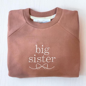 Personalized Toddler Crewneck Bow Sweatshirt - Embroidered Sweatshirt, Embroidery Sweatshirt, Personalized Gift