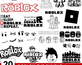 Bundle Svg Roblox, fichiers Svg gaming pour Robot Cricut Svg, Roblox Png, Roblox Svg, anniversaire Svg, Roblox Svg pour fichier laser, police Roblox