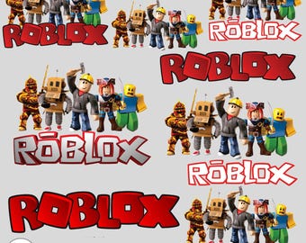 Roblox SVG バンドル: ゲーム用フォント、クリップアート、キャラクター (デジタルダウンロード)