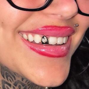 Heart Cap In Dental Gold & Sterling Silver Custom Made Grillz Any Teeth FREE Mould Kit!