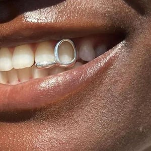 Window & Tip Cap Sterling Silver 925 Custom Made Grillz Any Teeth FREE Mould Kit!