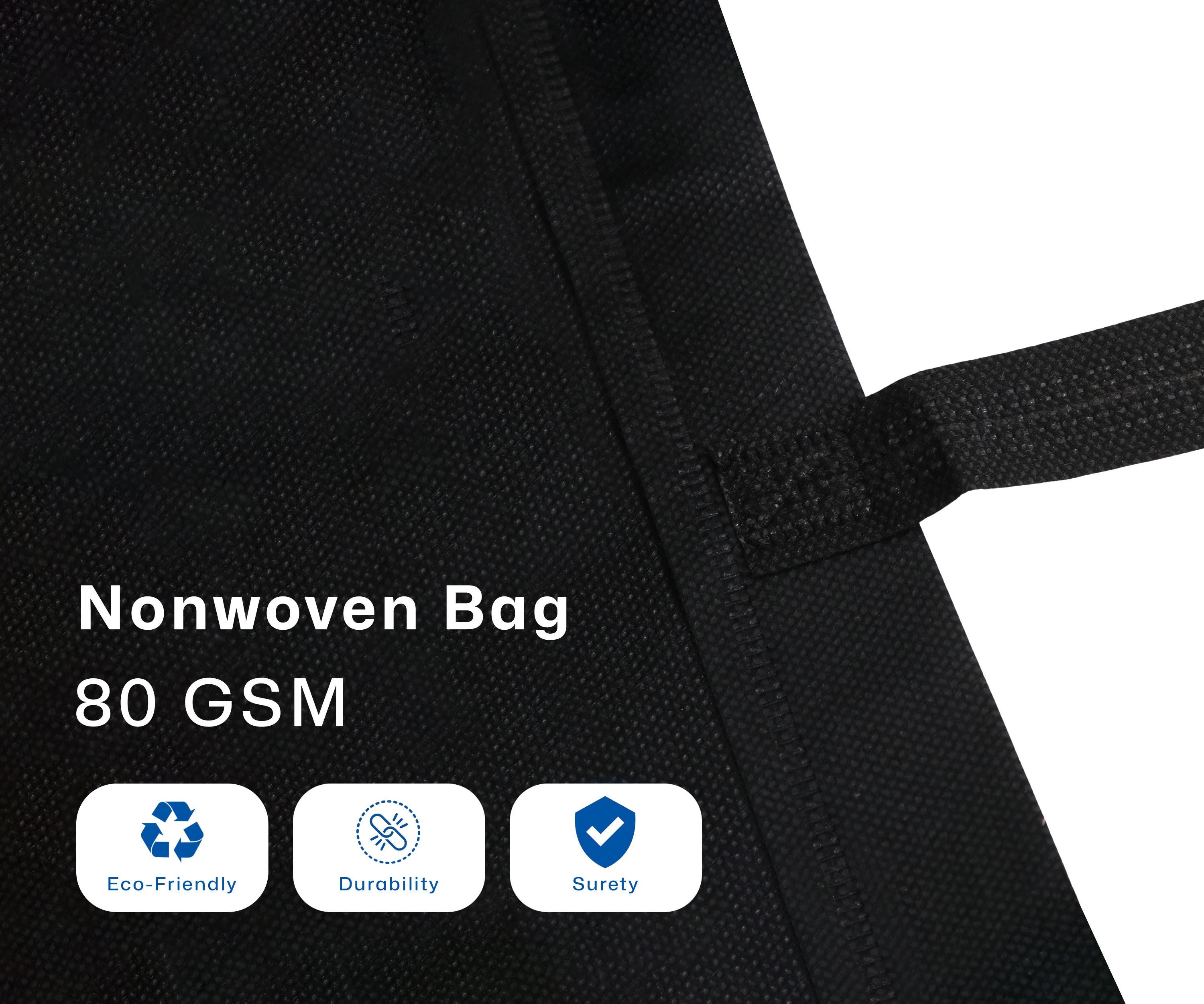 Custom Logo Non Woven Tote Bags Bulk, Personalized Reusable Shopping ...