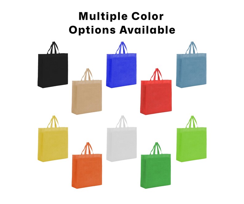 Custom Logo Non Woven Tote Bags Bulk, Personalized Reusable Shopping ...