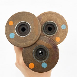3 Vintage Bobbins - Spools - Store your twines and ribbons with style or use for photoshoots
