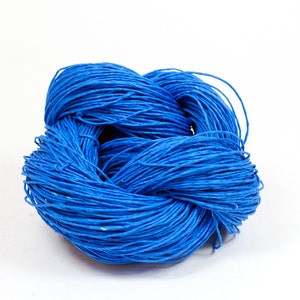 May include: A ball of bright blue paper twine, perfect for crafting and wrapping gifts.