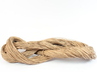 Bulky Paper Twine: Natural Kraft - 190 yards (175m) - DIY, Crafts, Gift Wrapping, Knitting, Weaving, Craft Supply