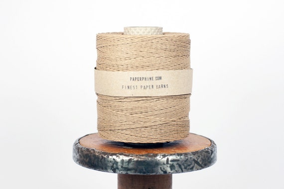 Strong Paper Twine / Paper Yarn in Natural-kraft Knit, Crochet, Weave, Gift  Wrap, Fiber Arts, DIY Supply Handwash Ecofriendly -  Canada