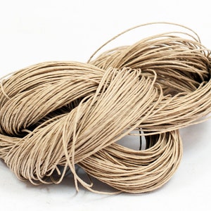 Filato di carta - Spago di carta: Natural-Kraft - 131 iarde (120 m) - Maglia, uncinetto, arti tessili, forniture fai da te