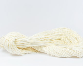 Bulky Paper Twine: White - 190 yards (175m) - DIY, Crafts, Gift Wrapping, Knitting, Weaving, Craft Supply