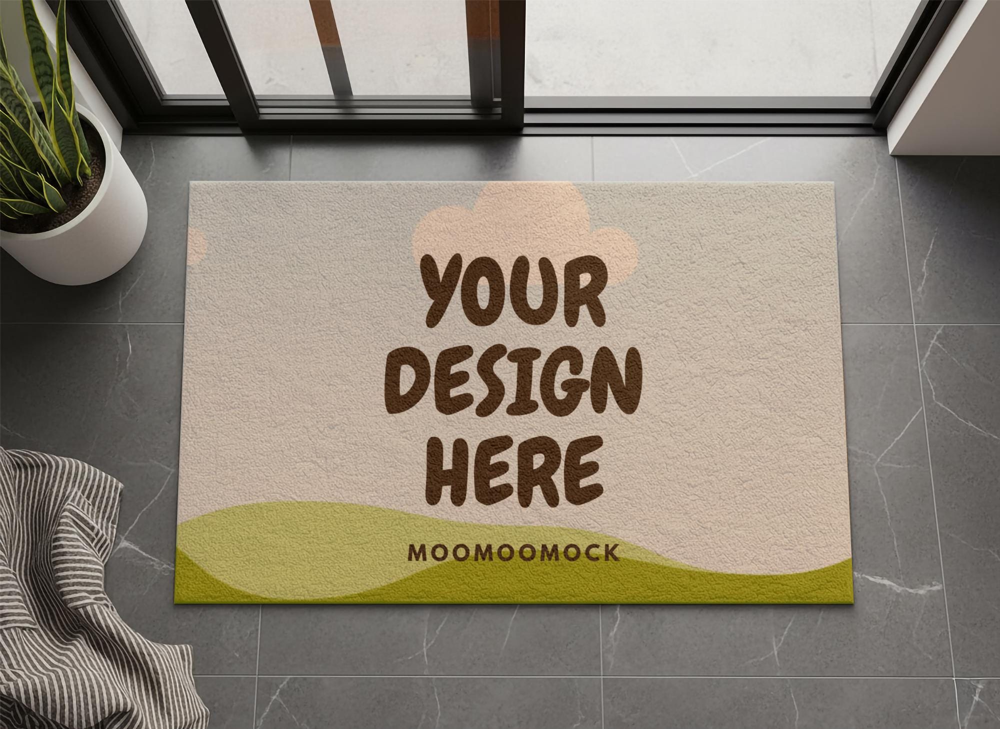 Doormat Flash Card.pdf Doormat Mockup - Canva Drag and Drop (digital Download, PDF and PNG ...