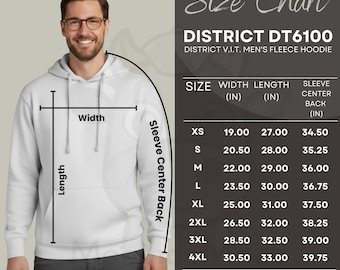 パーカーサイズ表 I District DT6100 サイズ表 I サイズ表 I V.I.T.