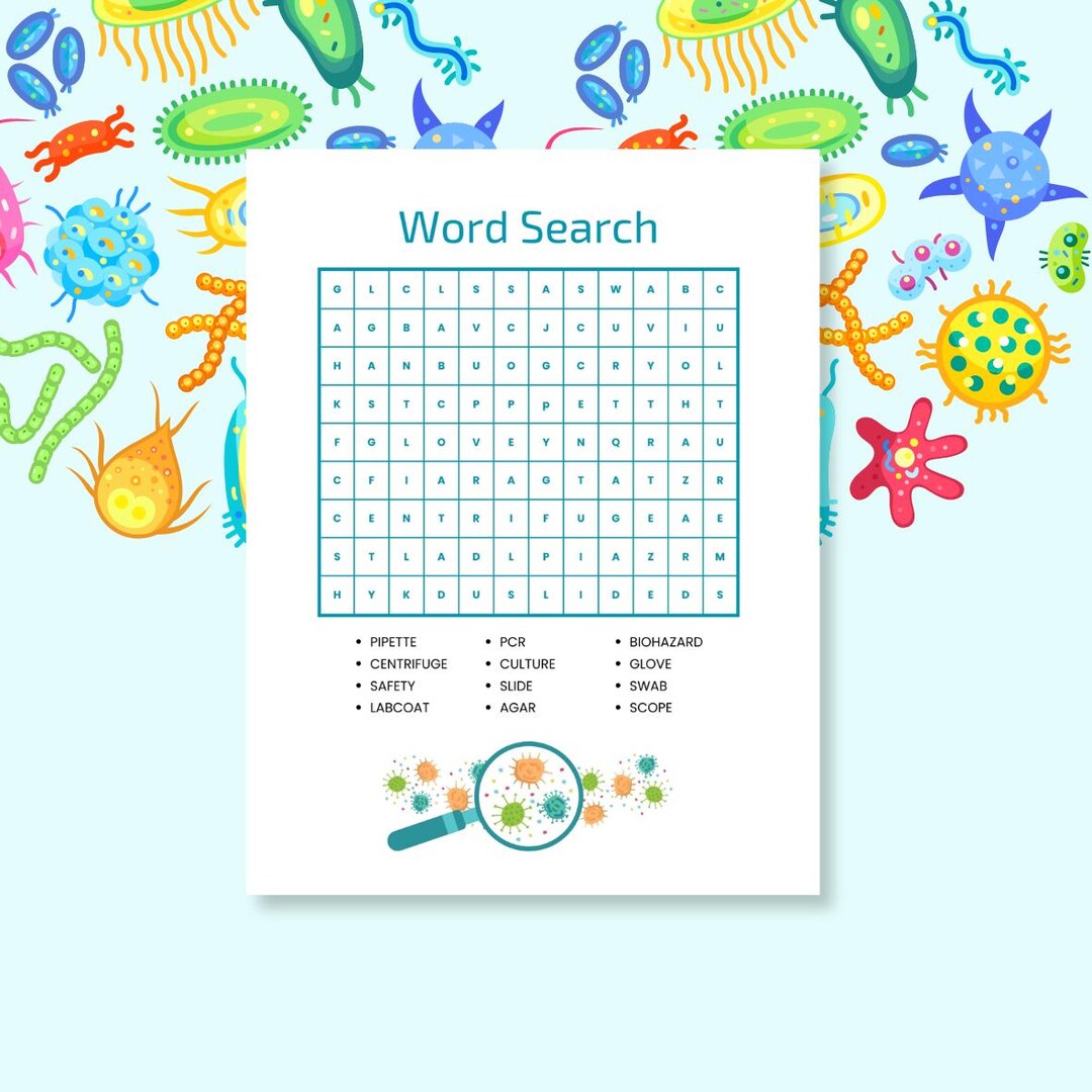 Lab Week 2025 Word Search Game, Ready to Print Instant Download ...