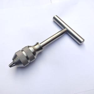 Orthopedic Veterinary T-Handle with Keyless Stainless Steel Drill Chuck