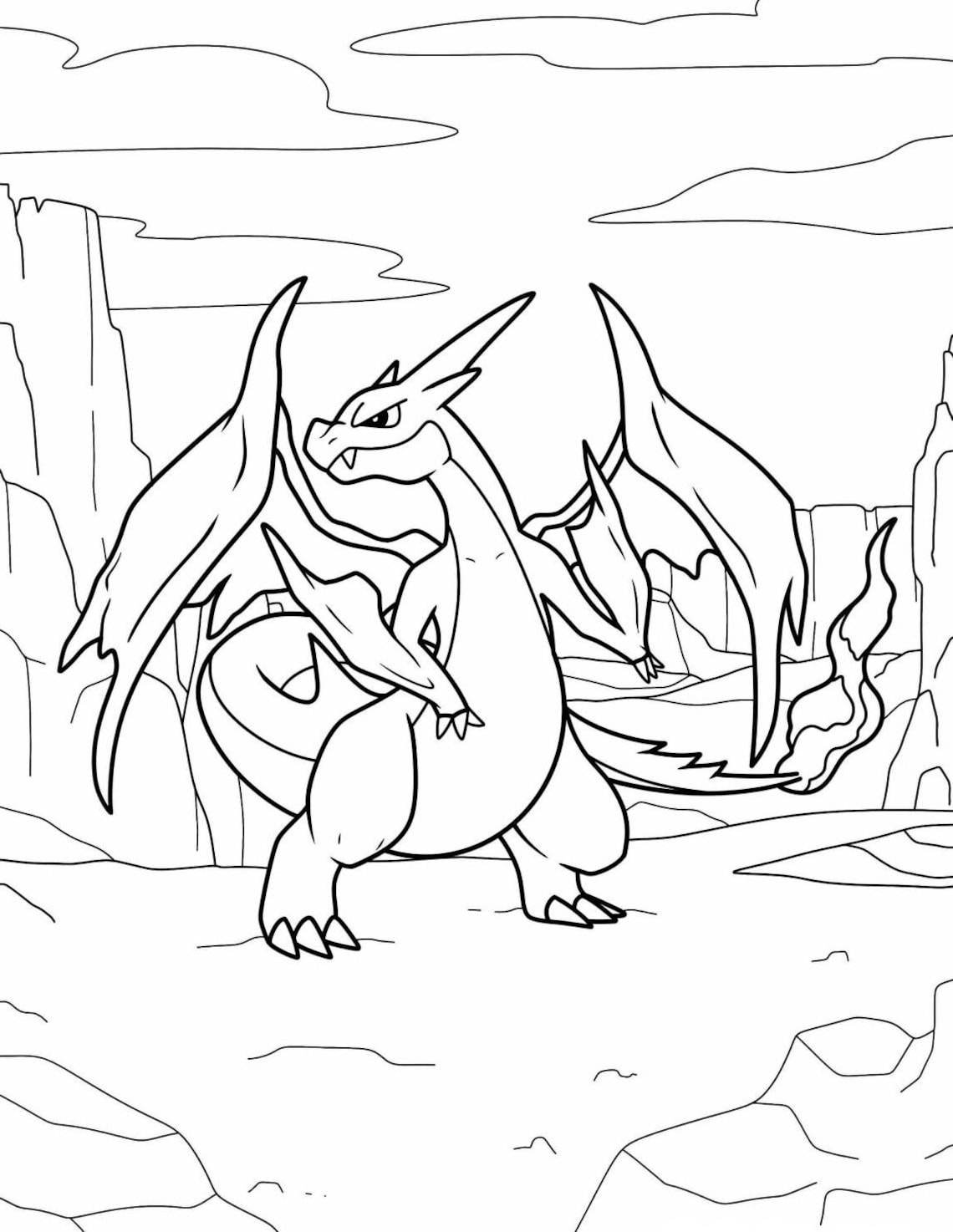 Pokémon Coloring Pages | Fun Printable PDF for Kids & Adults | Instant ...