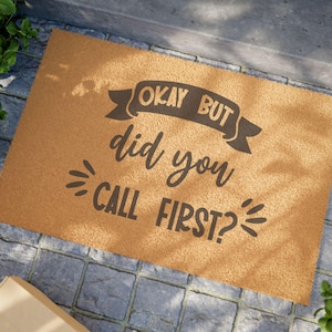Funny Welcome Doormat, Perfect for Housewarming Gifts, Quirky Humor Decor, New Home Entrance Mat, Birthday Gift Idea