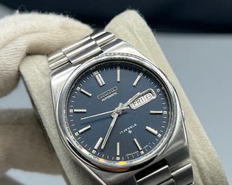 Seiko 6309-9000 vintage: esfera azul, revisado