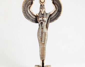 Isis Wings Goddess large statue ancient Egyptian art made in Egypt