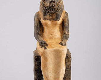 Goddess Sekhmet Statue: Ancient Egyptian Sculpture Replica