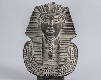 Unique ancient Egyptian statue of king Tutankhamun granite stone made in Egypt.