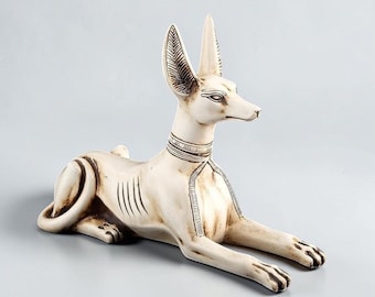statue Anubis God of Death Sculpture heavy stone made in Egypt
