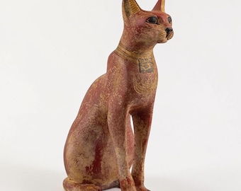Ancient Egyptian Cat Goddess Bastet statue Egyptian Mythology Replica