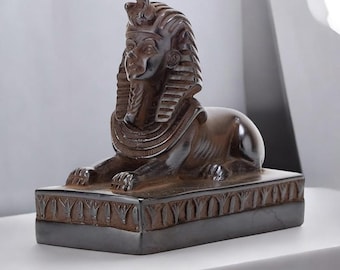 Sphinx Statue: Ancient Egyptian Replica,  Home Decor
