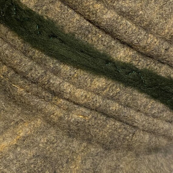 Scala NWT Grey Wool Felt Cloche Hat with Green Ac… - image 4