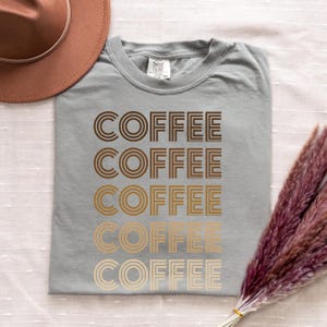 Retro Coffee Shirt Comfort Colors, Trendy Coffee Lover Tee, Magic Coffee Shirt, Funny Coffee Shirt, Coffee Club Shirt, Coffee Gift Tee