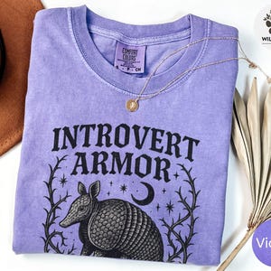 Gordeldier introvert pantserclubshirt, comfort kleuren gordeldier-shirt, gothic Weirdcore retro-shirt, sarcastisch introvert humor-T-shirt afbeelding 13