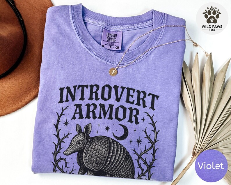 Gordeldier introvert pantserclubshirt, comfort kleuren gordeldier-shirt, gothic Weirdcore retro-shirt, sarcastisch introvert humor-T-shirt afbeelding 13