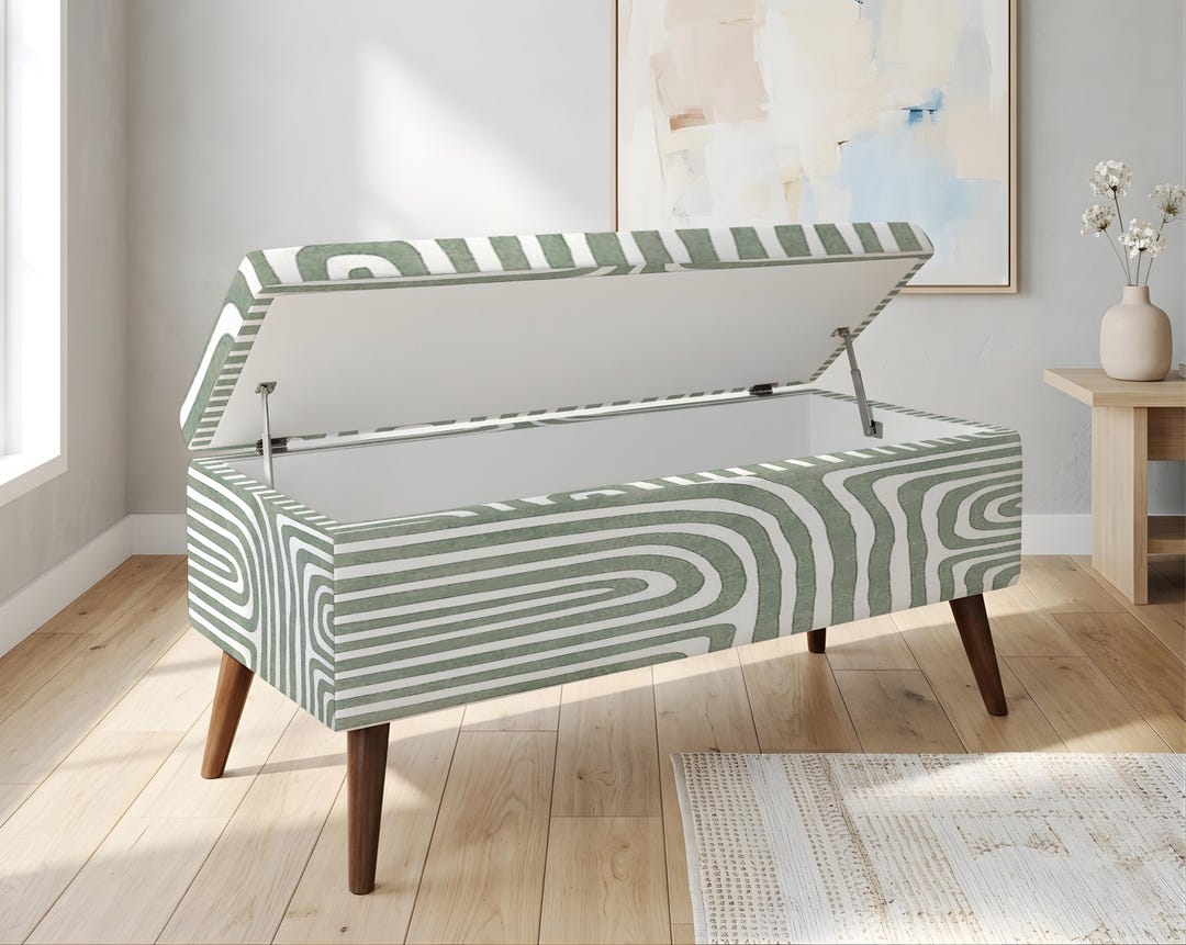 Wooden Storage Seat, Treasure Chest, Vanity Bench, Storage Seat ...