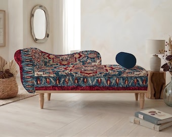 luxury storage bench, room upgrade bench, 2 in 1 bench, boho gift, textile bench, fabric seating bench, statement home decor